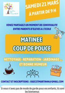 Matinée "coup de pouce"